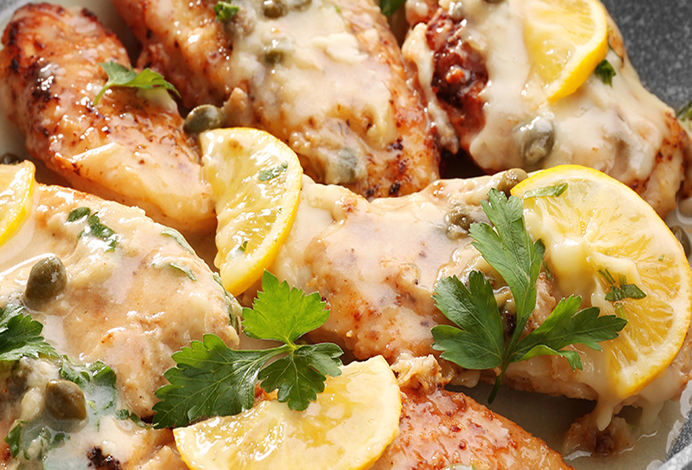 Image Resep Skillet Chicken Piccata