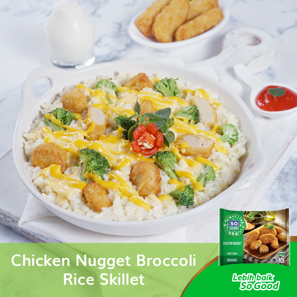 Image Chicken Nugget Broccoli Rice Skillet